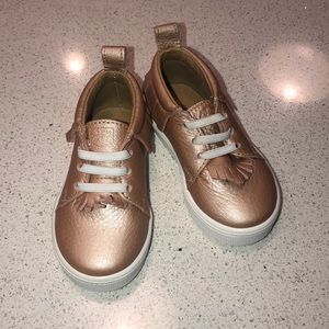 Freshly Picked Rose Gold Kids Sneakers